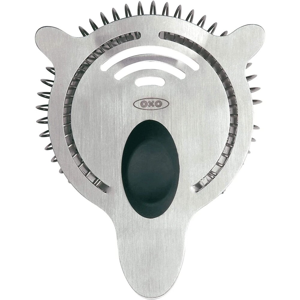 OXO Stainless Steel Cocktail Strainer Parties Drinks Alcohol Dishwasher Safe NEW